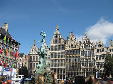 Marktplatz in Antwerpen