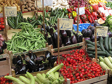 Marktstand in Palermo